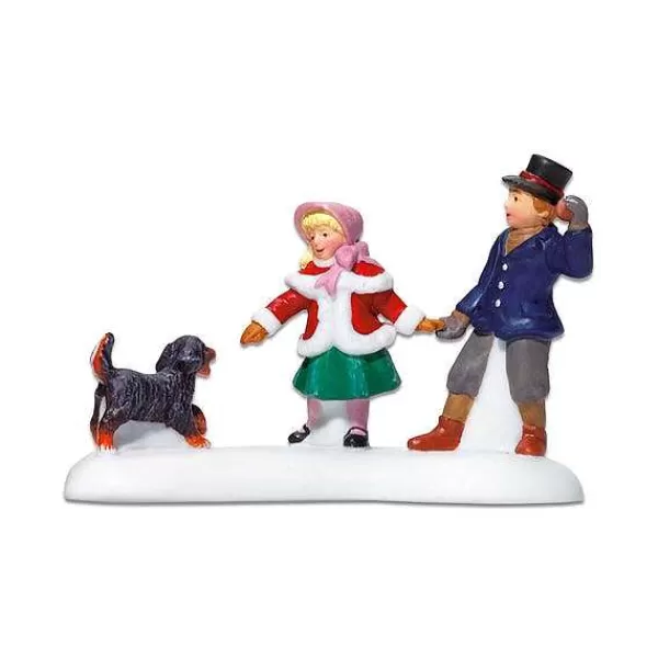 Department 56 Dickens Village<Playing With A Puppy
