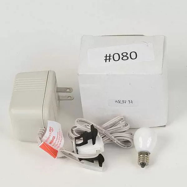 Department 56 Replacement Parts<Replacement Adapter 3V Dc 900Ma White Female Aux Clip W/Light