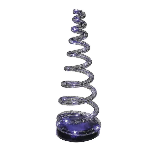 Department 56 Village Halloween Accessories<Spiralight Led Tree Purple