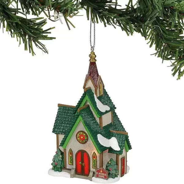 Department 56 North Pole Series<St. Nicholas Chapel Orn