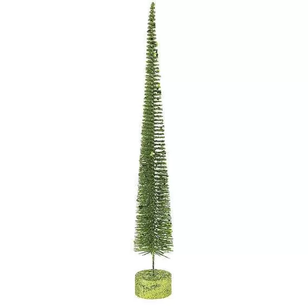 Department 56 Christmas Basics<Tall Green Glitter Spike Tree