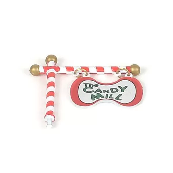Department 56 Replacement Parts<The Christmas Candy Mill Sign