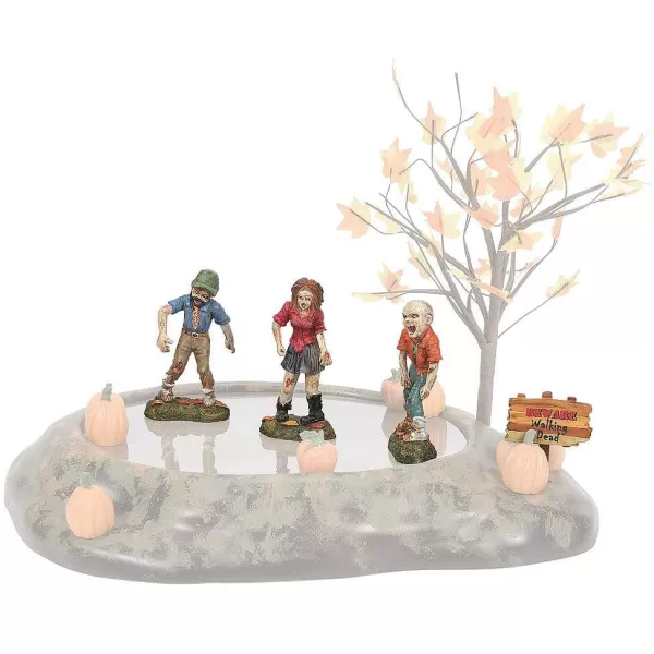 Department 56 Village Halloween Accessories<Zombie Crawl St/4