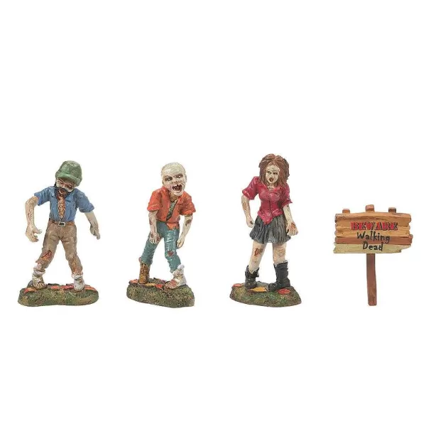 Department 56 Village Halloween Accessories<Zombie Crawl St/4
